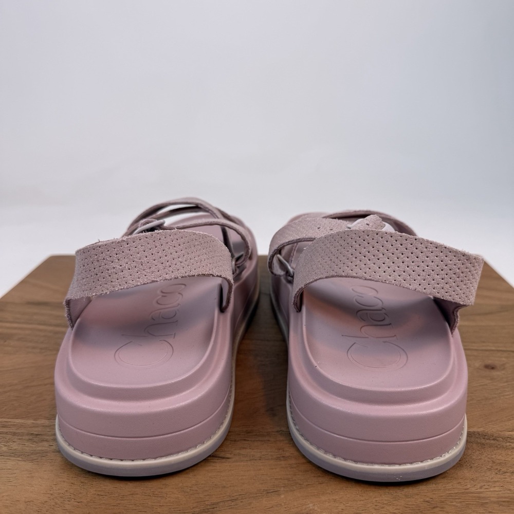 New Womens Chaco Townes Midform Rose Quartz Strappy Outdoor Hiking Sandals Sz 9M - Picture 6 of 8
